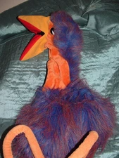 VINTAGE EMU HAND PUPPET 35" ROD HULL RAVENSDEN 2007 ENDEMOL (4)