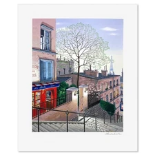 Liudmila Kondakova, "Le Poete (Parisian Memories)" Limited Edition Serigraph, Nu