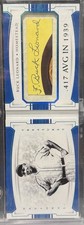 HOF BUCK LEONARD 2018 NATIONAL TREASURES CUT SIGNATURE BOOKLET /20. NEGRO LEAGUE
