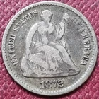 1872 Seated Liberty Half Dime 5c Better Grade #98083