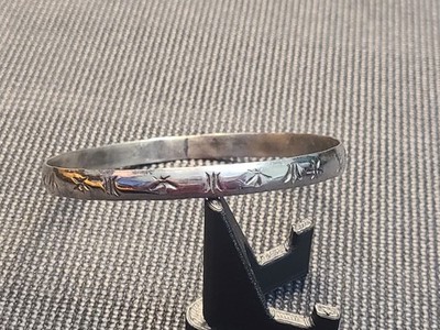 Vintage Mexico .925 Sterling Silber ''Southwestern'' Armreif Armband