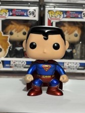 Superman METALLIC CHASE Funko Pop! 07 DC Comics Heroes 2014 Loose