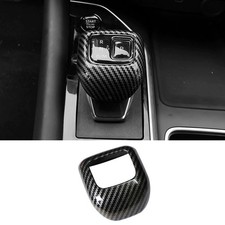 Abs Carbon Fiber Gear Shift Knob Cover Trim For Nissan Rogue 2021-2025