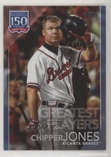 2019 Topps Greatest Players Blue Chipper Jones #GP-12 HOF 6z2