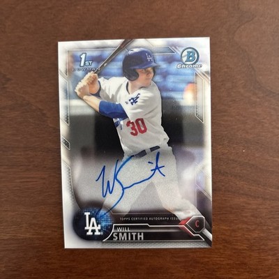 1st 2016 Bowman Chrome AUTO CDA-WS WILL SMITH Rookie Card Dodgers All Star