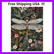 Paint by Numbers for Adult, Dragonfly Paint by Numbers Kit for Adults Beginne...