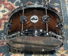 DW Collector's Series Exotic Snare Drum - 6.5x14 - Candy Black Burst Over Vavona