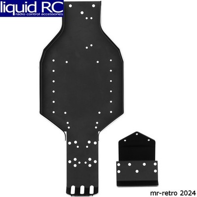 Associated 6754 RC10 BK Chassis And Nose Plate