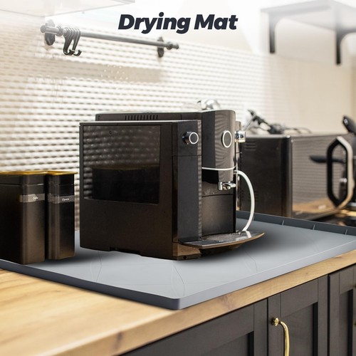 Under Sink Mat 34" x 22", Extra Thick Waterproof Silicone Liner, Cabinet Prot... - 第 7/8 張圖片