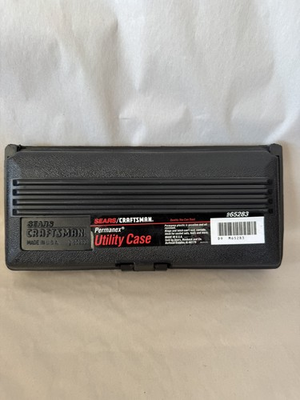 #ad #ad Vintage NOS Sears Craftsman 9 65283 Permanex Empty Utility Case Made in USA $39.99