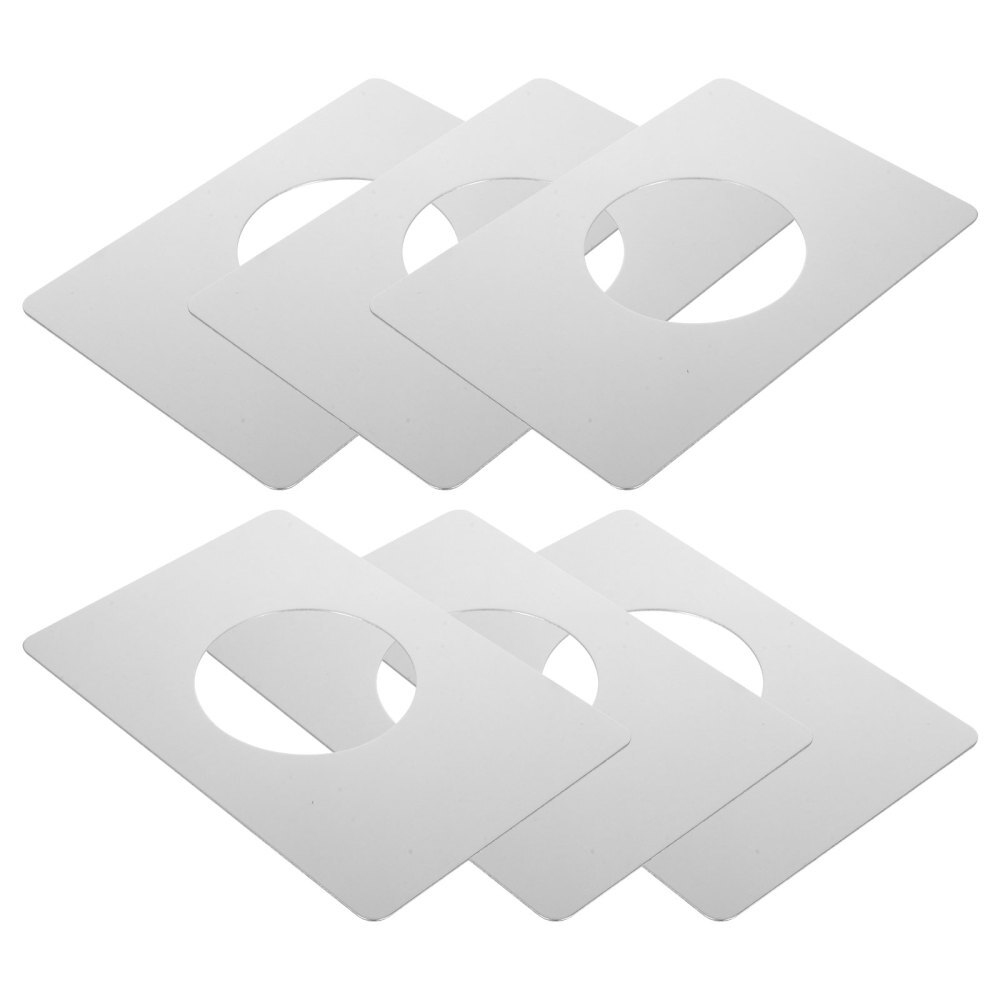 6 Pcs Guard Door Lock Repair Board Protector Plate Knob Fixing