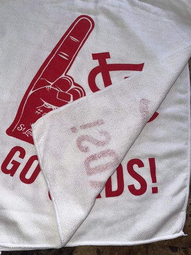 CARTE DA VISITA St. Louis Cardinals! #1 Asciugamano da rally - Foto 4 di 5