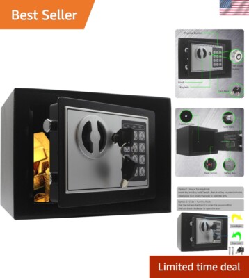 Electronic Digital Safe Box Keypad Lock Security Home Office Cash Jewelry Gun
