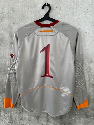 Maillot Gardien AS Roma 2005/2006 - Diadora N°1 - Longues Manches - Taille M