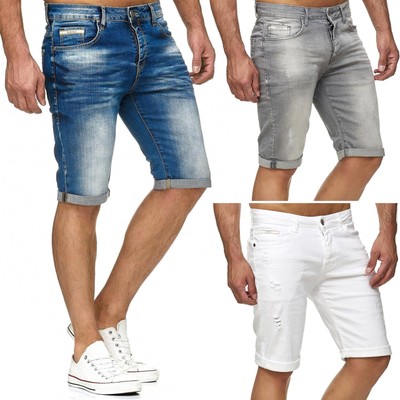 Redbridge Herren Shorts Kurze Hose Denim Jeans Bermuda Sommer kurzhose Blau Dope