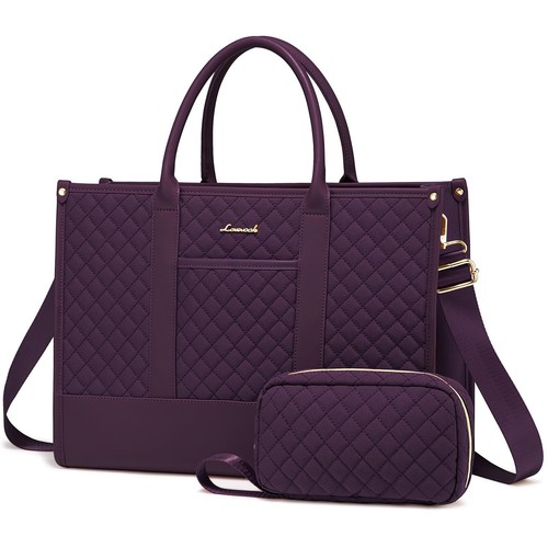 LOVEVOOK Laptop Bags for Women 15.6 inch Waterproof Work Tote Bag with Clutch...