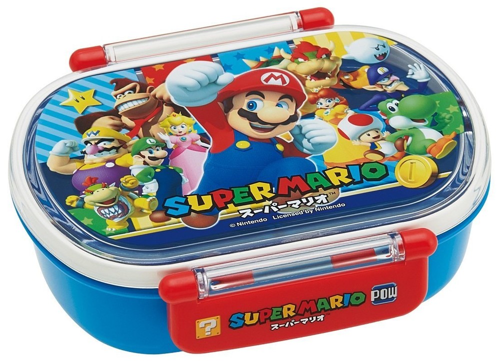 Skater Lunch Box 360Ml Bento Box Super Mario 17 Made In Japan No.8458