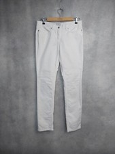 WHITE COMPANY JEANS 12,  32/32 WHITE STRAIGHT LEG, LOW RISE JEANS
