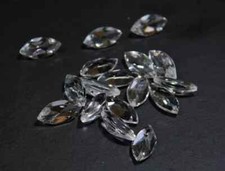 AAA Natural Crystal Quartz Faceted Marquise Shape Loose Gemstone