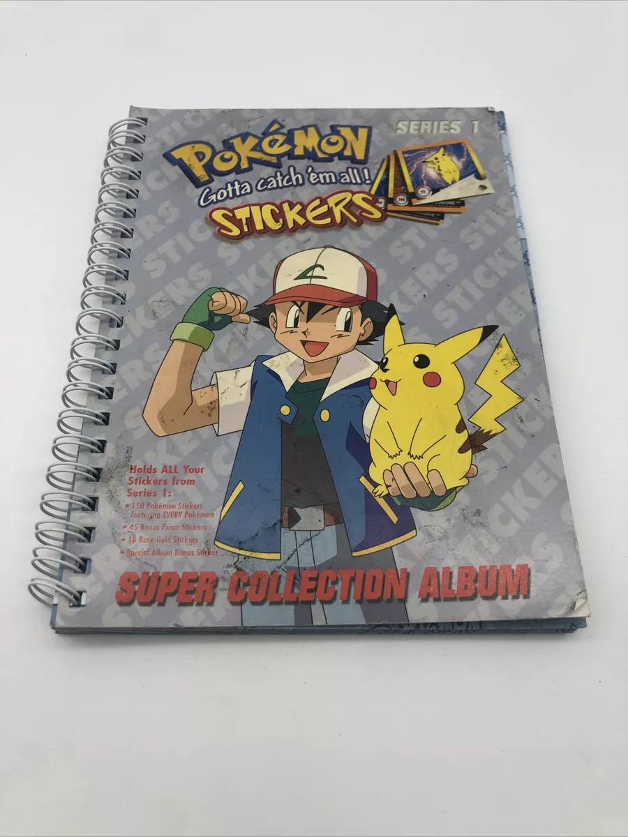 Original Complete Pokemon Chipita Sticker Album Game Freak