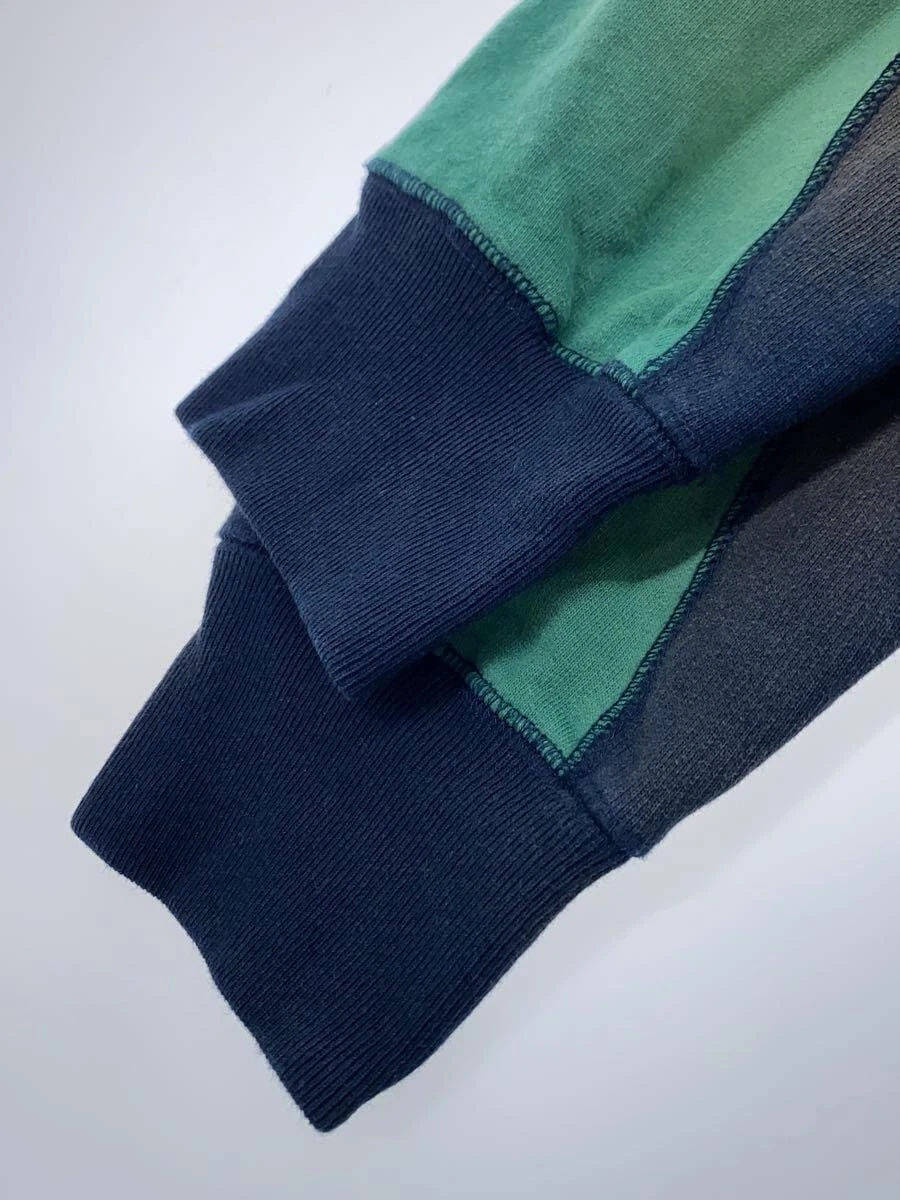 Felpa Supreme con cappuccio 20AW patchwork S cotone verde check usata