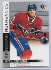 RYAN POEHLING 2019-20 UD SP/ROOKIE AUT. SILVER SSP INSERT RC/#940/1199/PENGUINS