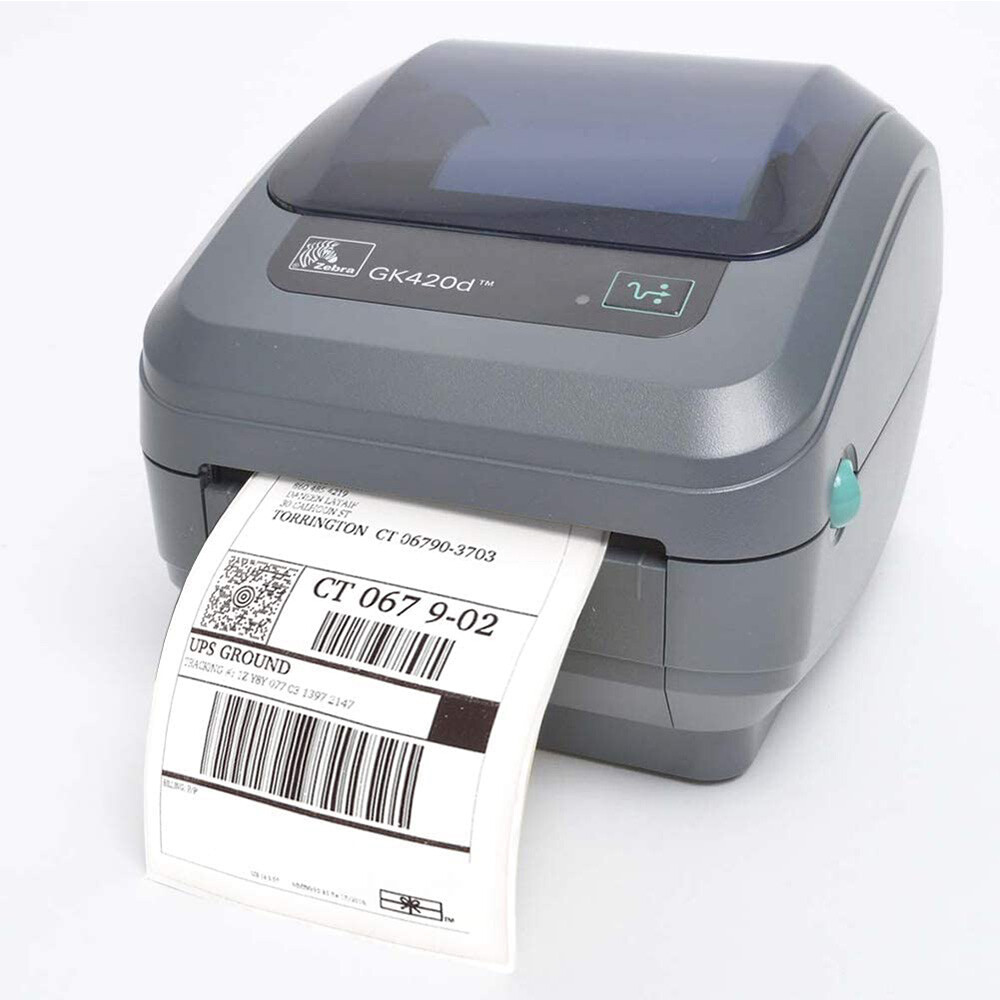 4 Rolls Of 4x6 Direct Thermal Shipping Labels - 450 Labels/Roll, Fits Zebra ZP500 ZP505 Printers 6 thumbnail image