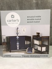 CARTER'S BABY MUSICAL MOBILE BE BRAVE COLLECTION SOFT PLUSH PLAYS BRAHMS LULLABY