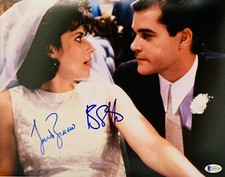 Ray Liotta Lorraine Bracco Signed 11x14 Photo Goodfellas Married Beckett BAS COA