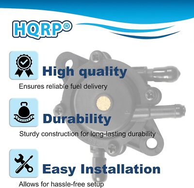 Fuel Pump Kit Replacement For Honda & Kawasaki Engines — Compatible With GX Series, GCV, GXV, FH/FX Models