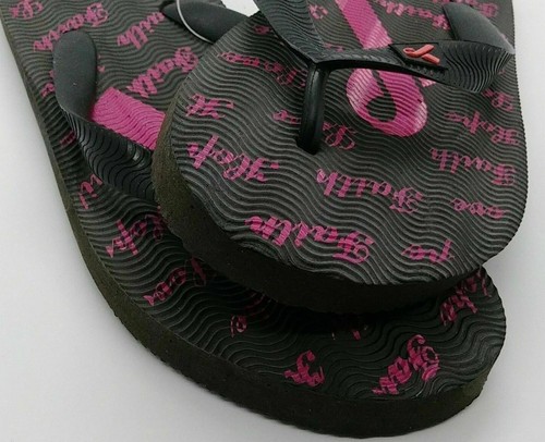 Flip Flops Comfy Classic Women Pink Size 7 HOPE FAITH Joy - Picture 12 of 12