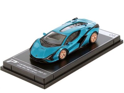 LAMBORGHINI SianFKP 37 - blu uranus - Postercars 1:64