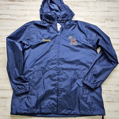 Donna's Windbreaker Jacket from 2006 John Hall's Alaska Trip Size LG Nylon