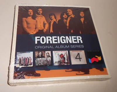 Foreigner Original Album Series 5 CD Box Set NEW SEALED Vocals By Lou Gramm