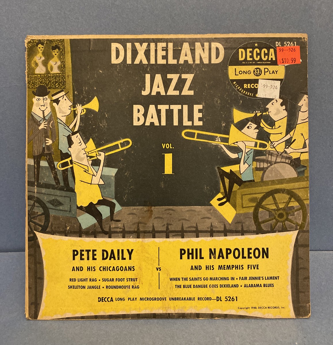Dixieland Jazz Battle Volume 1 VINYL Record 10