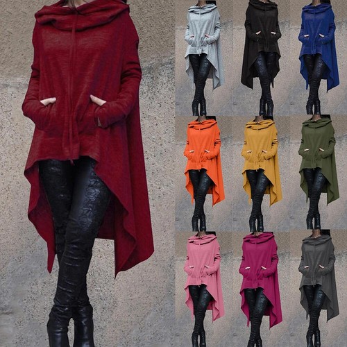 Long Sleeve Casual Hoodies Jumper Dress 