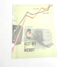 VINTAGE 1950S CE NIEHOFF SALES CLIMB PROFITS GROW DEALERSHIP INFORMATION JOBBER