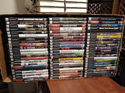 PlayStation 2 Video Games CIB - Most are Mint!