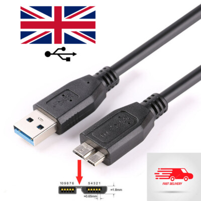 USB 3.0 Daten Sync Kabel für YKS Portable Externe Festplatte Disk 2,5 Zoll 1M
