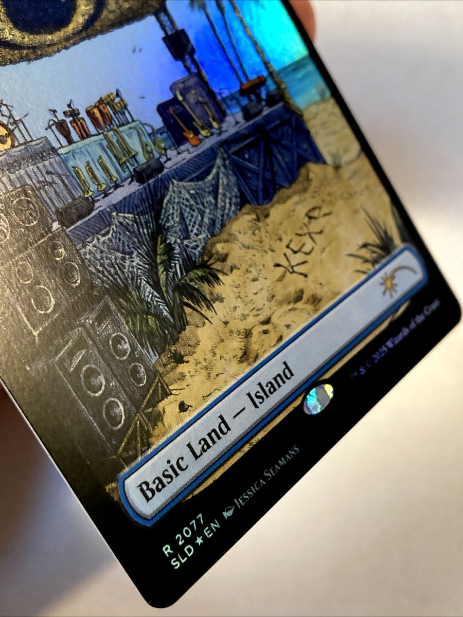 MTG Island (Rainbow Foil) Secret Lair x KEXP 2077 NM | eBay