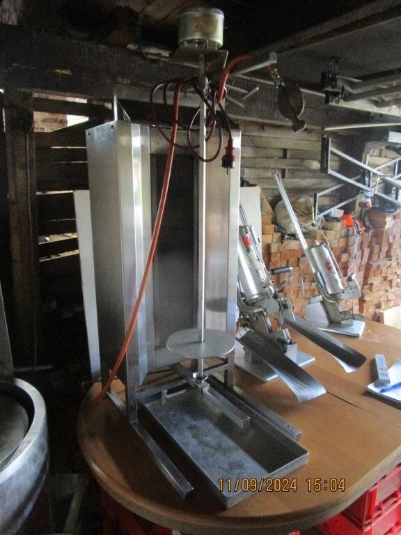 Gyrosgrill Dönergrill Hähnchengrill Propangas Potis