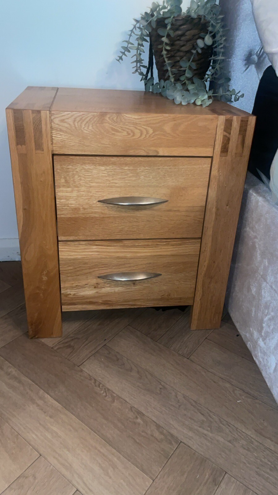 solid oak bedroom furniture set used eBay