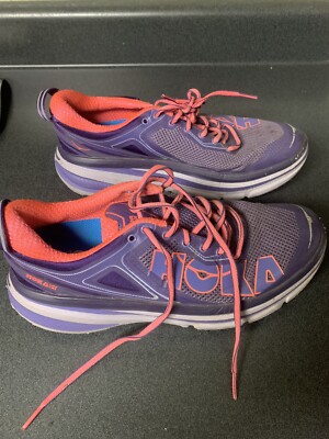 HOKA ONE ONE BONDI 4 MULBERRY PURPLE NEON PINK RUNNING  display picture 2