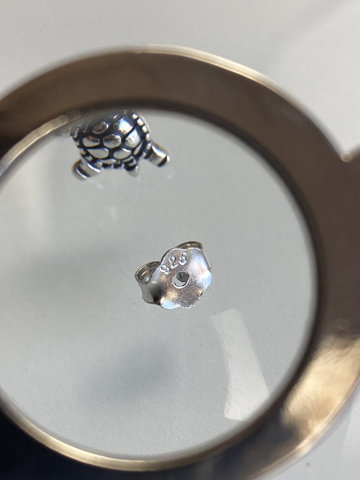 New Sterling 925 Solid Silver Turtle Stud Earring… - image 13