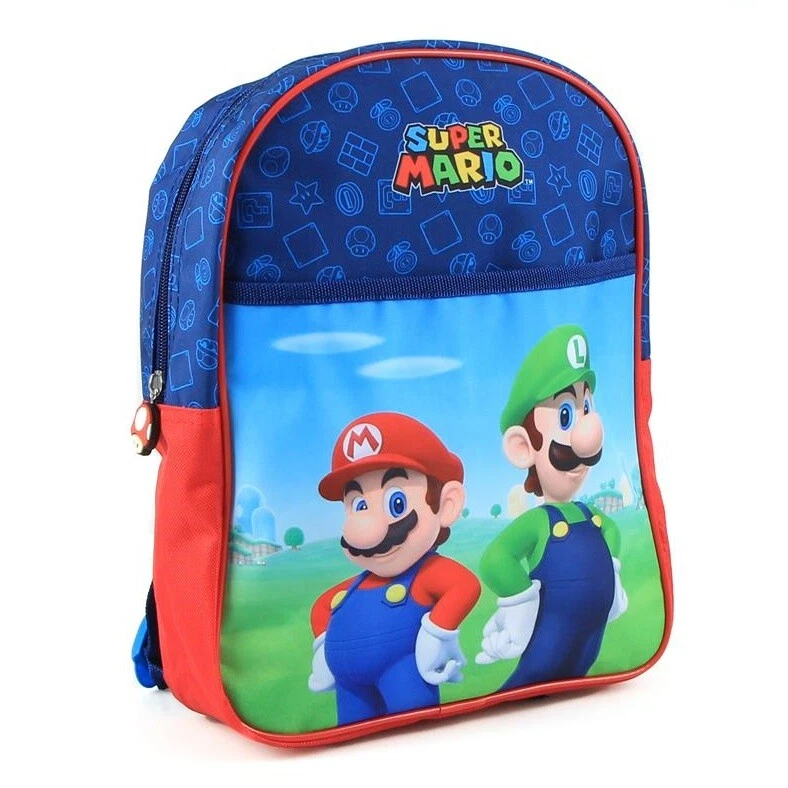 Sac à dos Super Mario 34 CM maternelle - Haut de gamme