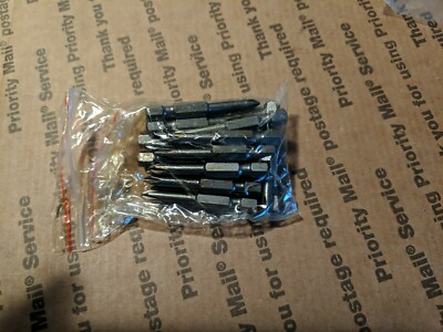  Bulk Eazypower #1 PH1 X 2'' Phillips Screwdriver Bits 1/4'' Hex Drive 25 Pack 