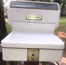 vintage Hobart commercial scale Tested Works Well Back Glass Broken