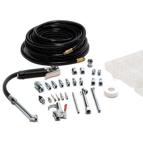 Gonfiatore Pneumatici Garage con Kit Accessori Compressore Aria 25 Pezzi Garage Officina - Foto 2 di 3
