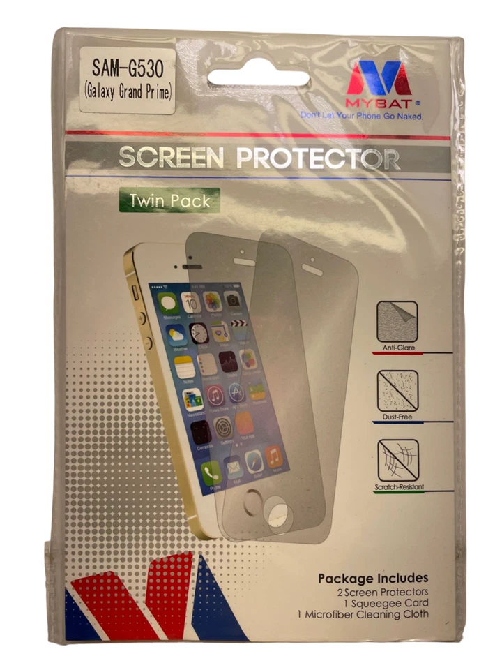Protector de Pantalla MyBat para Samsung Galaxy Grand Prime, Transparente Foto 2 de 4