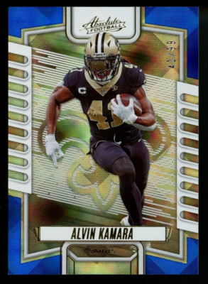 2023 Absolute Alvin Kamara Blue Diamonds /99 Saints